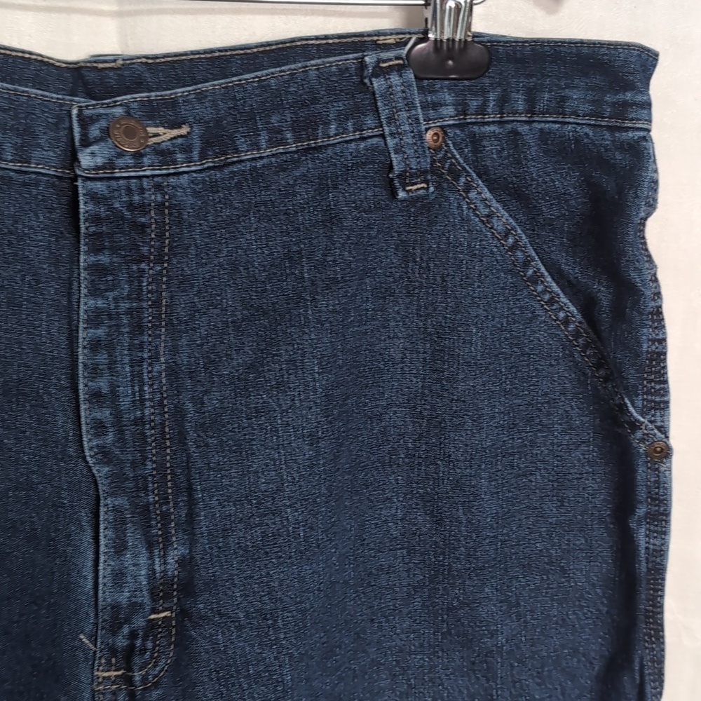 Wrangler Dark Wash Carpenter Jeans Size 38 x 34 - Picture 2 of 5